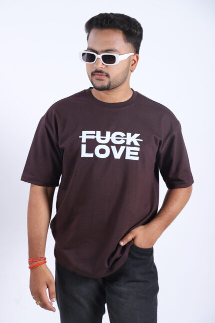 Premium Coffee Brown Oversized T-shirt